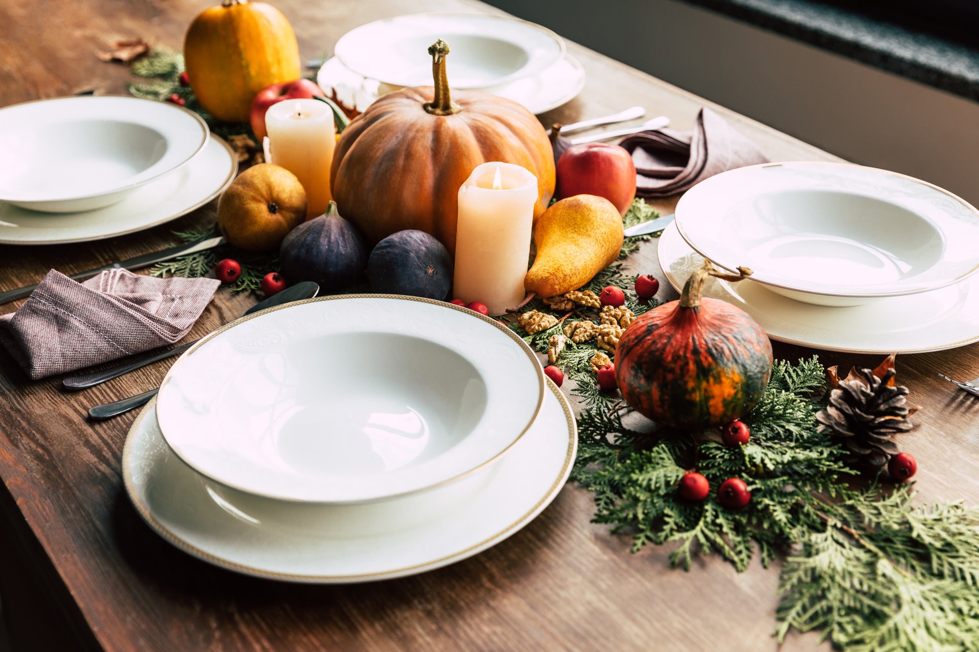 hosting must haves table set for holidays