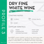 @drinkboxt profile three, dry riesling wine, pinot grigio wine